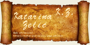 Katarina Zelić vizit kartica